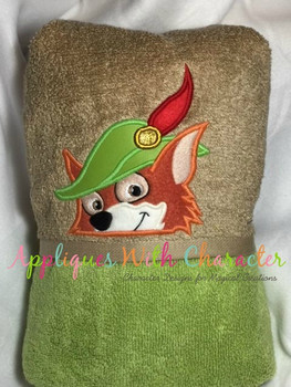 Robby Hood Peeker Applique Design Robby Hood Peeker Applique Design