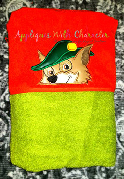 Robby Hood Peeker Applique Design Robby Hood Peeker Applique Design