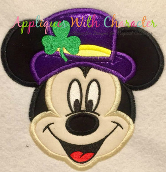 Mr. Mouse St. Patrick's Day Applique Design Mr. Mouse St. Patrick's Day Applique Design