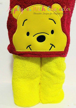 Honey Bear Smile Peeker Applique Design Honey Bear Smile Peeker Applique Design