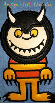 Wild Things Monster Applique Design Wild Things Monster Applique Design