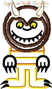 Wild Things Monster & Max Applique Design Set Wild Things Monster & Max Applique Design Set
