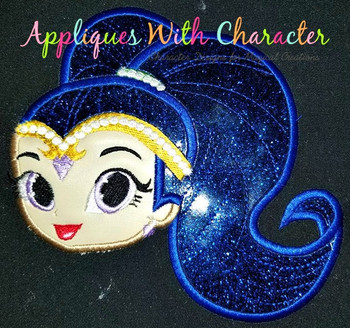Shine Full Face Applique Design Shine Full Face Applique Design