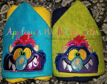 Pet Monster Peeker Applique Design Pet Monster Peeker Applique Design