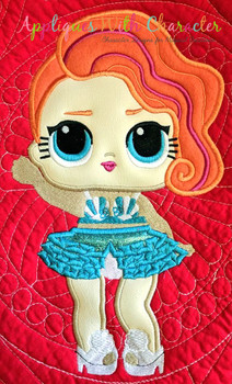 Pearl Surprise Doll Applique Design Pearl Surprise Doll Applique Design