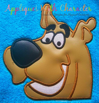 Scoobi Peeker Applique Design Scoobi Peeker Applique Design