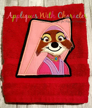 Robby Hood Maid Marian Applique Design Robby Hood Maid Marian Applique Design