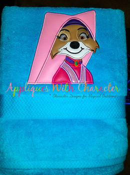 Robby Hood Maid Marian Applique Design Robby Hood Maid Marian Applique Design
