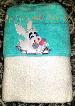Alyce Rabbit Peeker Applique Design Alyce Rabbit Peeker Applique Design