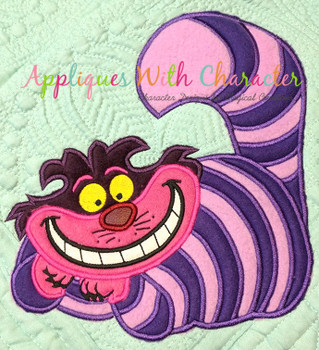 Alyce Cheshire Cat Applique Design Alyce Cheshire Cat Applique Design