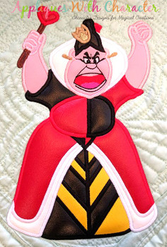 Alyce Queen of Harts Applique Design Alyce Queen of Harts Applique Design