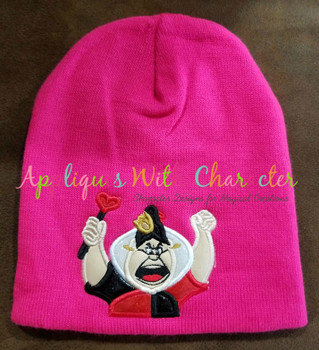 Alyce Queen of Harts Bust Applique Design Alyce Queen of Harts Bust Applique Design