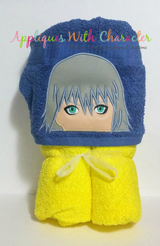 Kingdom Harts Riku Peeker Applique Design Kingdom Harts Riku Peeker Applique Design