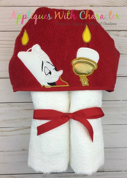 Beauty Candleabra Peeker Applique Design Beauty Candleabra Peeker Applique Design