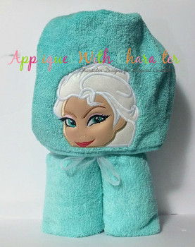 Frozen Elsa Peeker Applique Design Frozen Elsa Peeker Applique Design