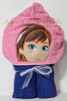 Frozen Anna Peeker Applique Design Frozen Anna Peeker Applique Design