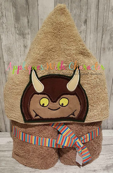 Wild Things Monster Peeker Applique Design Wild Things Monster Peeker Applique Design
