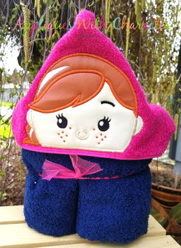 Frozen Anna Tsum Peeker Applique Design Frozen Anna Tsum Peeker Applique Design