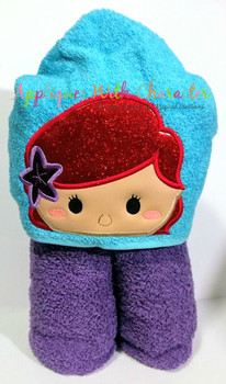 Mermaid Peeker Applique Design Mermaid Peeker Applique Design