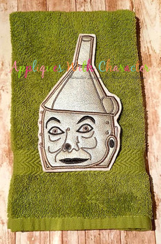 Wizard of Ozz Tin Man Peeker Applique Design Wizard of Ozz Tin Man Peeker Applique Design