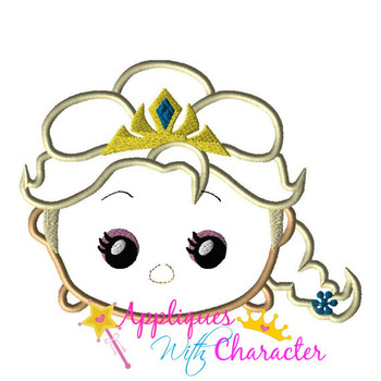 Frozen Elsa Tsum Tsum Applique Design Frozen Elsa Tsum Tsum Applique Design