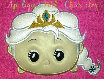 Frozen Elsa Tsum Tsum Applique Design Frozen Elsa Tsum Tsum Applique Design