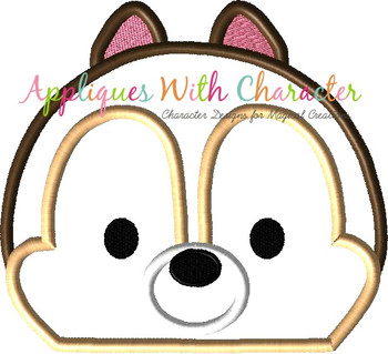 Chip Tsum Peeker Applique Design Chip Tsum Peeker Applique Design