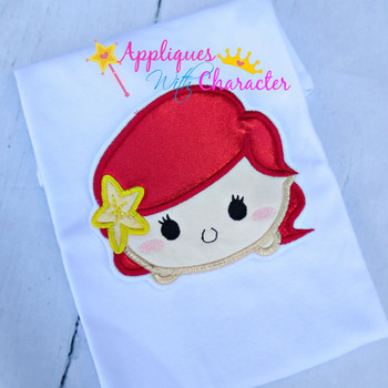 Mermaid Tsum Tsum Applique Design Mermaid Tsum Tsum Applique Design