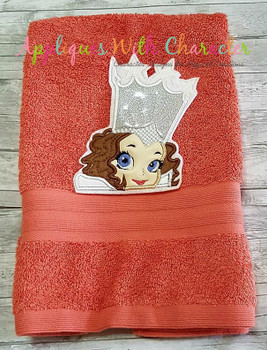 Wizard of Ozz Glenda Peeker Applique Design Wizard of Ozz Glenda Peeker Applique Design