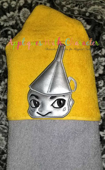 Wizard of Ozz Tinman Peeker Applique Design Wizard of Ozz Tinman Peeker Applique Design