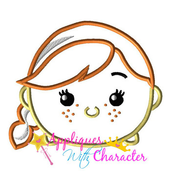Frozen Anna Tsum Tsum Applique Design Frozen Anna Tsum Tsum Applique Design