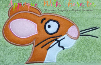 Gruff Mouse Applique Design Gruff Mouse Applique Design