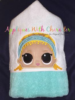 Kicks Doll Peeker Applique Design Kicks Doll Peeker Applique Design