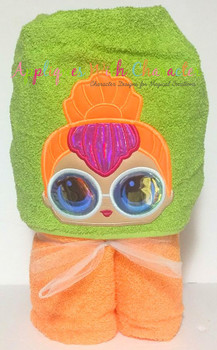 Neon Doll Peeker Applique Design Neon Doll Peeker Applique Design