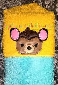 Bambie Deer Peeker Applique Design Bambie Deer Peeker Applique Design