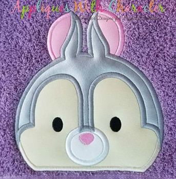Bambie Thumper Peeker Applique Design Bambie Thumper Peeker Applique Design