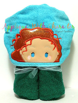 Bravery Merida Peeker Applique Design Bravery Merida Peeker Applique Design
