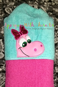 Good Dinosaur Girl Peeker Applique Design Good Dinosaur Girl Peeker Applique Design