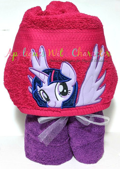 MLP Twilight Unicorn Pony Peeker Applique Design MLP Twilight Unicorn Pony Peeker Applique Design