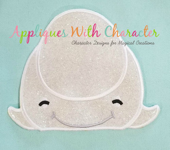 Finding Dorie Bailey Beluga Whale Peeker Applique Design Finding Dorie Bailey Beluga Whale Peeker Applique Design