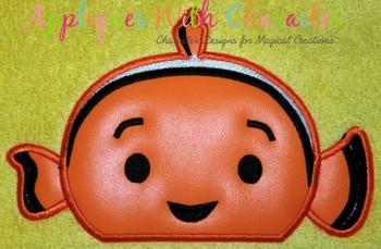Finding Dorie Nemo Peeker Applique Design Finding Dorie Nemo Peeker Applique Design