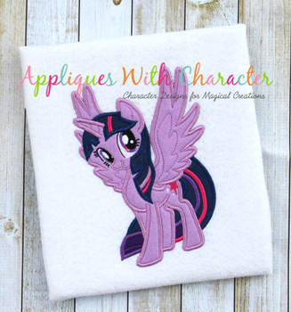 MLP Twilight Unicorn Pony Applique Design MLP Twilight Unicorn Pony Applique Design