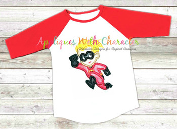 Incredible Big Brother Applique Design Incredible Big Brother Applique Design