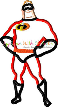 Incredible Father Applique Design Incredible Father Applique Design