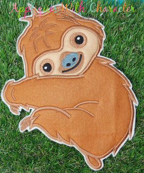 Sloth Applique Design Sloth Applique Design