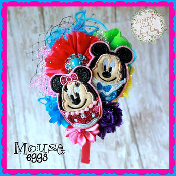Mr Mouse Easter Egg Applique Design Mr Mouse Easter Egg Applique Design