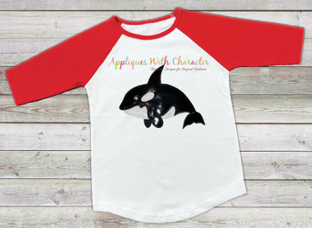 Ocean Whale Applique Design Ocean Whale Applique Design