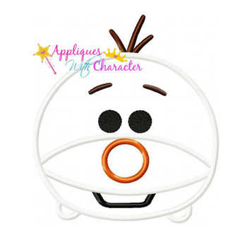 Frozen Snowman Olaf Tsum Tsum Applique Design Frozen Snowman Olaf Tsum Tsum Applique Design