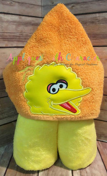 Big Bird Peeker Applique Design Big Bird Peeker Applique Design