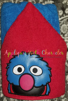 Grover Peeker Applique Design Grover Peeker Applique Design